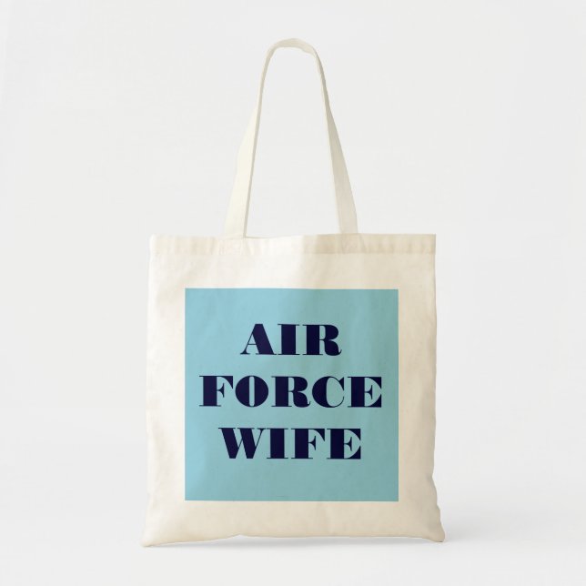 Tote Bolsa Esposa da Força Aérea (Frente)