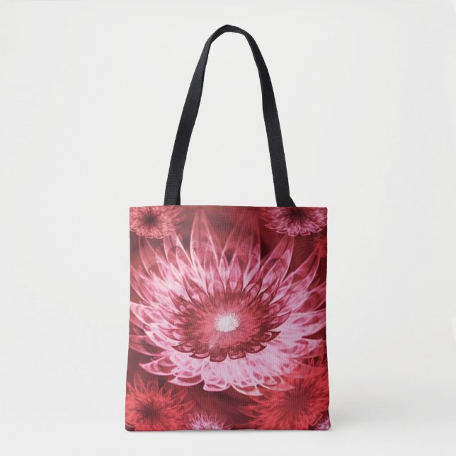 Tote Bolsa Fantasy Flores Vermelhas (Frente)