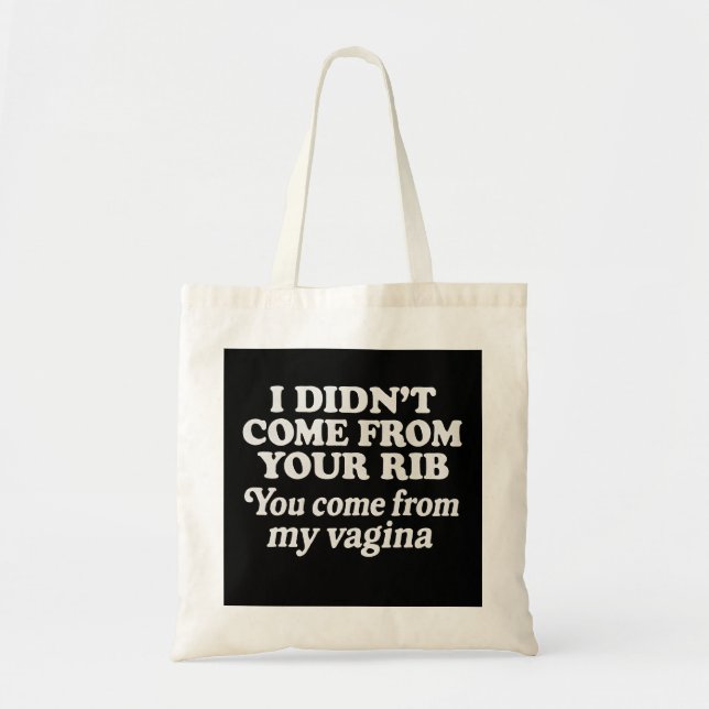 Tote Bolsa Feminista Destemida | "Eu Não Vim Da Sua (Frente)