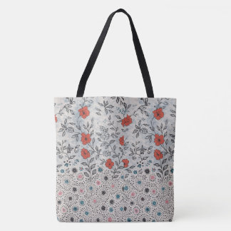 Tote Bolsa florais artístico