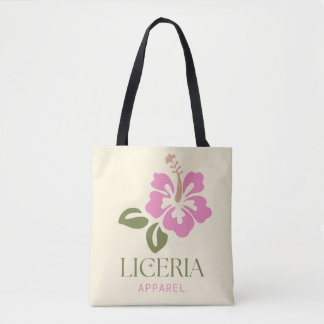 Tote bolsa floral de ombro com alça