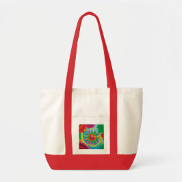 Tote Bolsa Floral Impressão de Verão