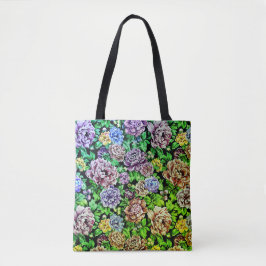 Tote Bolsa Floral Moderno