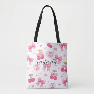 Tote bolsa fofa com o seu nome