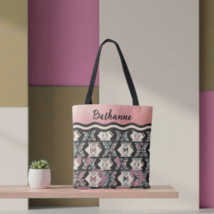 Tote Bolsa Geométrica Boho