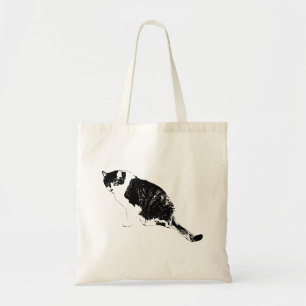 Tote Bolsa Gráfica de Gato Eleva Cada Viagem de Encomen