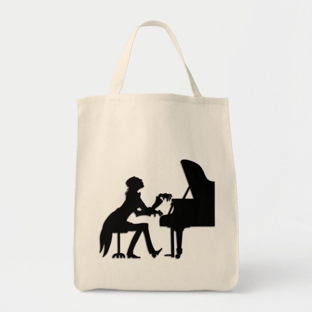 Tote Bolsa Grande para Piano (Frente)
