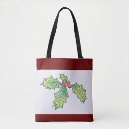 Tote Bolsa - Holly Jolly