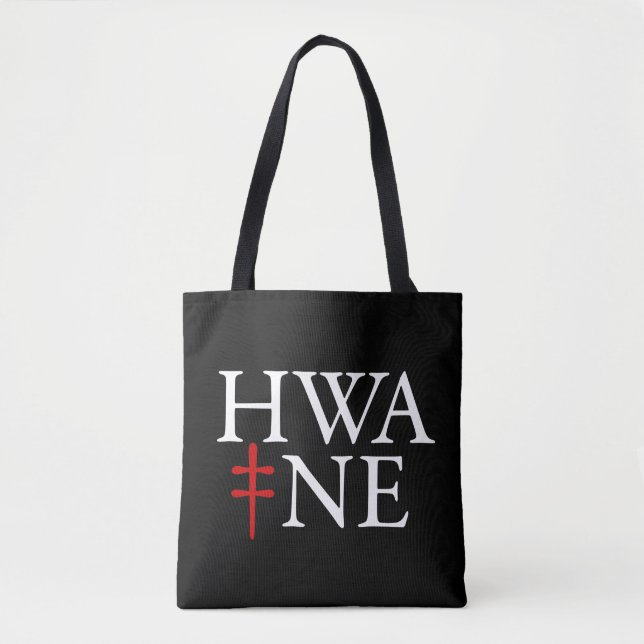 Tote Bolsa HWA-NE, preta, 6/25 (Frente)
