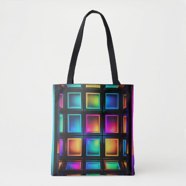 Tote Bolsa Luminous Grid Spectrum (Frente)