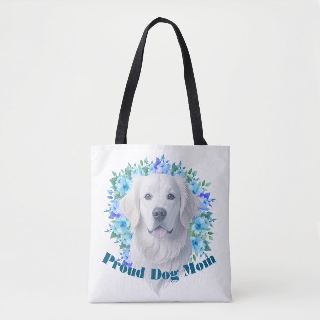 Tote Bolsa Mãe de Cachorro Orgulhosa Fofa (Frente)