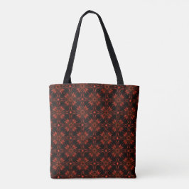 Tote Bolsa Média Tapeçaria Flamejante com Alças para Om