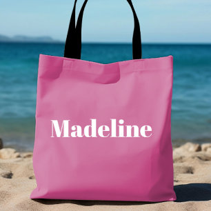 Tote Bolsa minimalista minimalista rosa