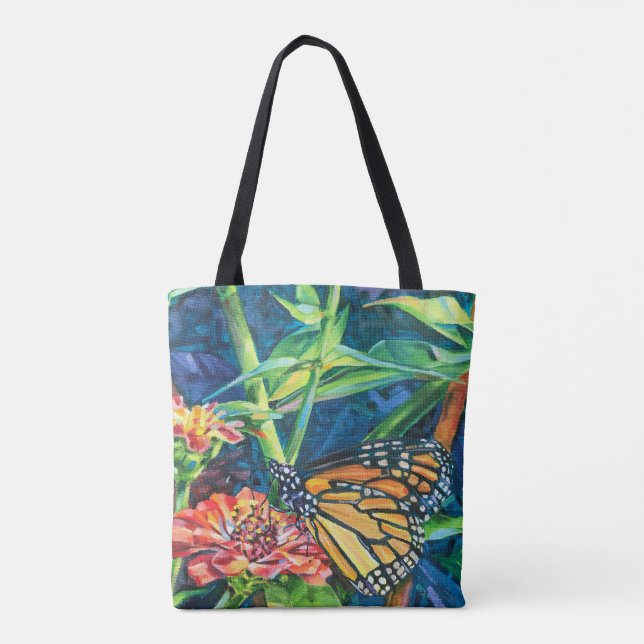 Tote Bolsa Monarch. Borboleta regal linda (Verso)