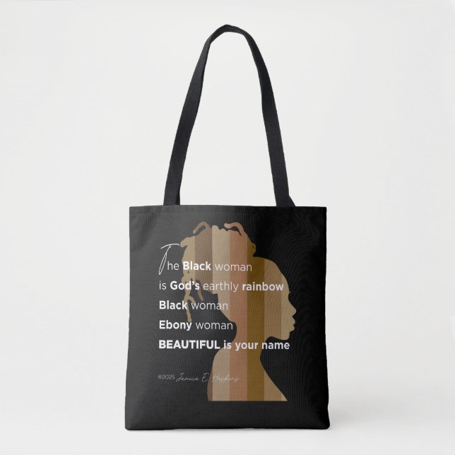 Tote Bolsa "Mulher de Ébano" (Frente)