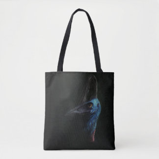 Tote Bolsa negro do Cassowary