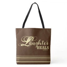 Bolsa ombro "O riso cura" 18"