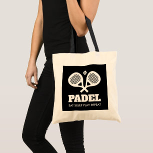 Tote Bolsa Padel para bolas, raquete de ténis e mais
