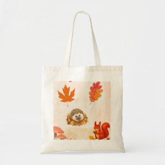 Tote Bolsa para a estação outonal.