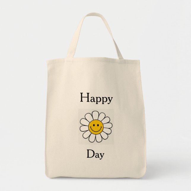 Tote Bolsa Pequena Dia Feliz (Frente)