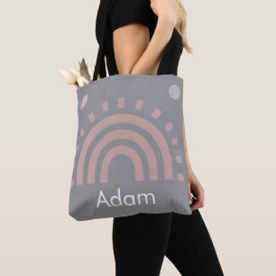 Tote Bolsa Personalizada Arco-Íris para Menino