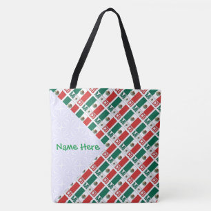 Tote Bolsa Personalizada com a Bandeira do México em Az