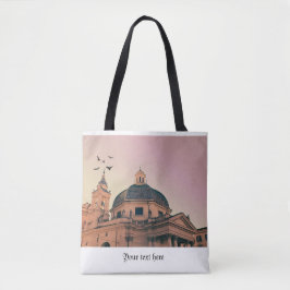 Tote Bolsa personalizada com imagens de Roma para namor