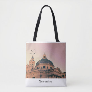 Tote Bolsa personalizada com imagens de Roma para namor