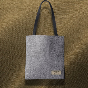 Tote Bolsa Personalizada de Arquivista em Tweed Herring