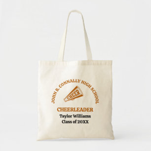 Tote Bolsa Personalizada de Cheerleader do Orange High