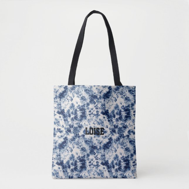 Tote Bolsa Personalizada de Mármore com Tingimento (Frente)