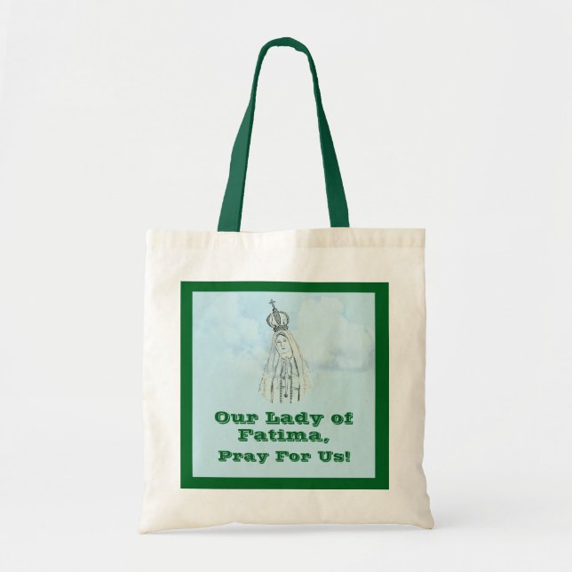 Tote Bolsa Personalizada Nossa Senhora de Fátima (Frente)