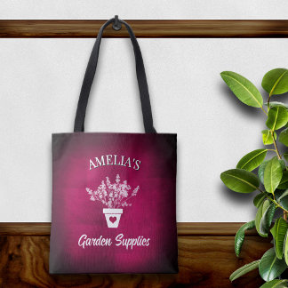 Tote Bolsa Personalizada Rosa Bonito & Floral