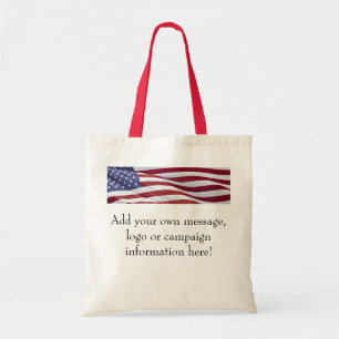 Tote Bolsa Personalizável da Bandeira Americana