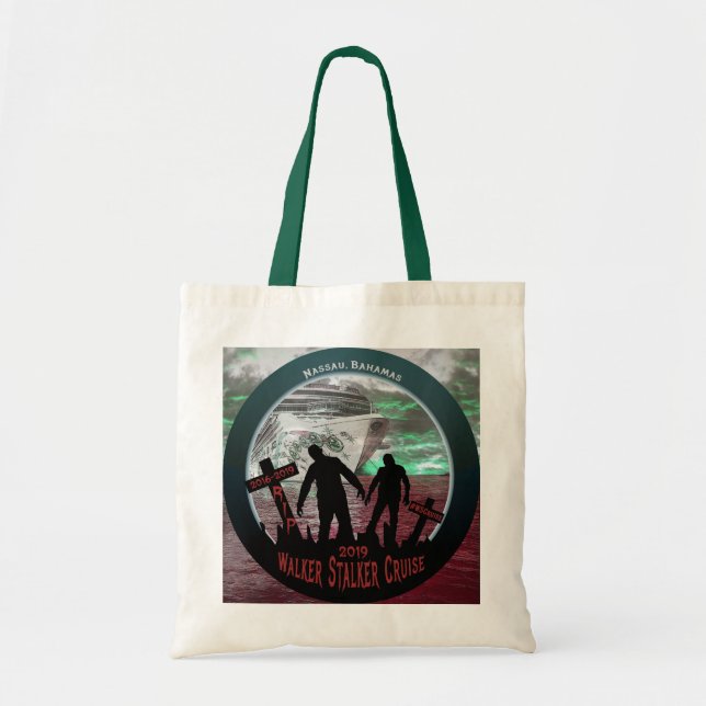 Tote Bolsa personalizável Walker Stalker Cruise 2019 (Frente)