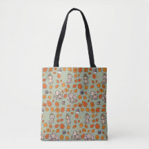 Bolsa Poodle de Halloween Kawaii Adorável Amante d