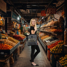 Bolsa Preta Brilhante