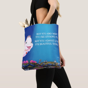 Tote Bolsa Princesa de Baleias "Coisas Lindas..."