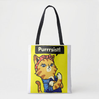 Tote Bolsa Purrist, Resistir Purrist
