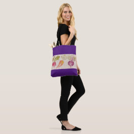 Tote Bolsa - Rabanetes, Cenoura, Beterraba