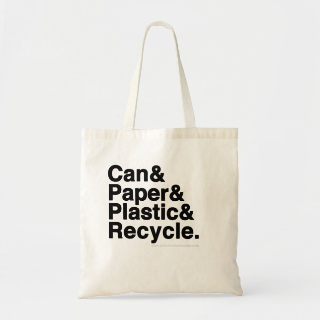 Tote Bolsa reciclar (Frente)