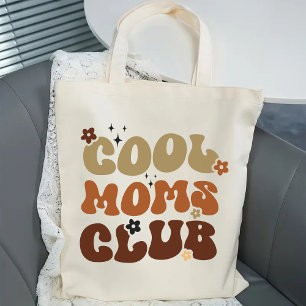 Tote Bolsa Retro Cool Moms Club, Bolsa Melhor Mãe de To