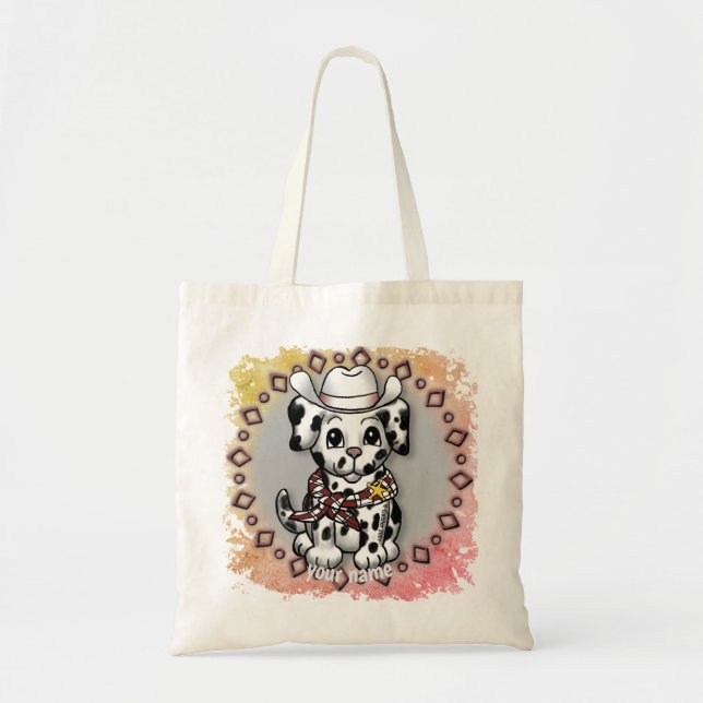 Tote Bolsa Sacola Xerife Cachorrinho (Frente)