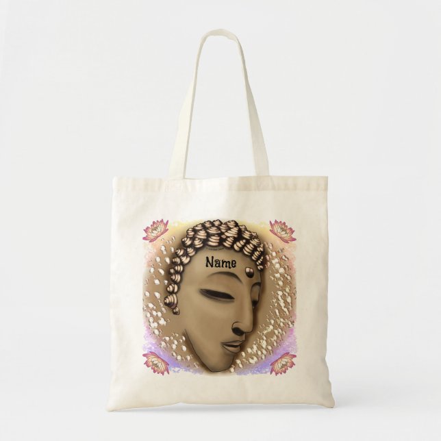 Tote Bolsa Sepia Peace Buddha (Frente)