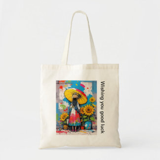Tote Bolsa Sunflower and Girl
