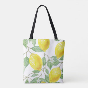 Tote Bolsa Tote, Limões Amarelos Felizes