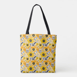 Tote Bolsa Totem Floral Amarela
