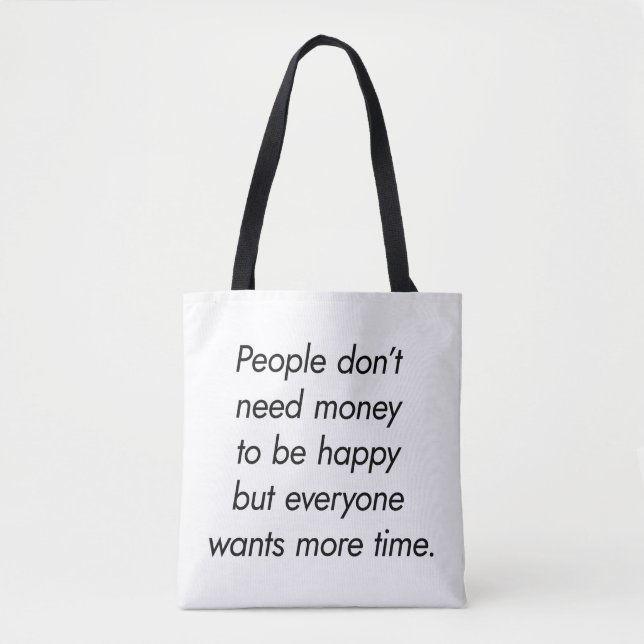 Tote Bolsa transversal de ombro mais tempo (Frente)