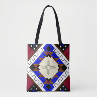 Tote Bolsa Tribal, Felicidade, Zia Nativa Americana