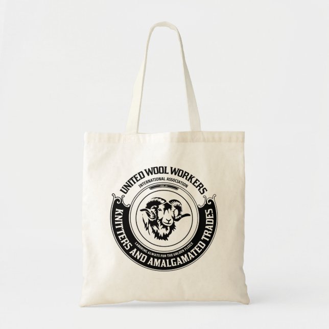 Tote Bolsa unido dos trabalhadores de lãs o mini (Frente)